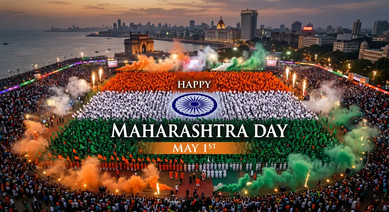 Free Download Maharashtra Day 2026 Transparent Png Images Free Download - High Quality Happy Maharashtra Day 2026 Transparent PNG