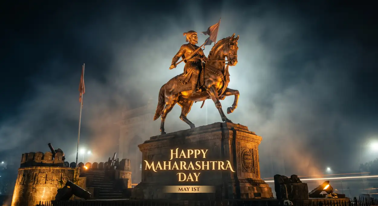 Free Download Maharashtra Day 2026 Viral Post Images Hd - High Quality Happy Maharashtra Day 2026 Image