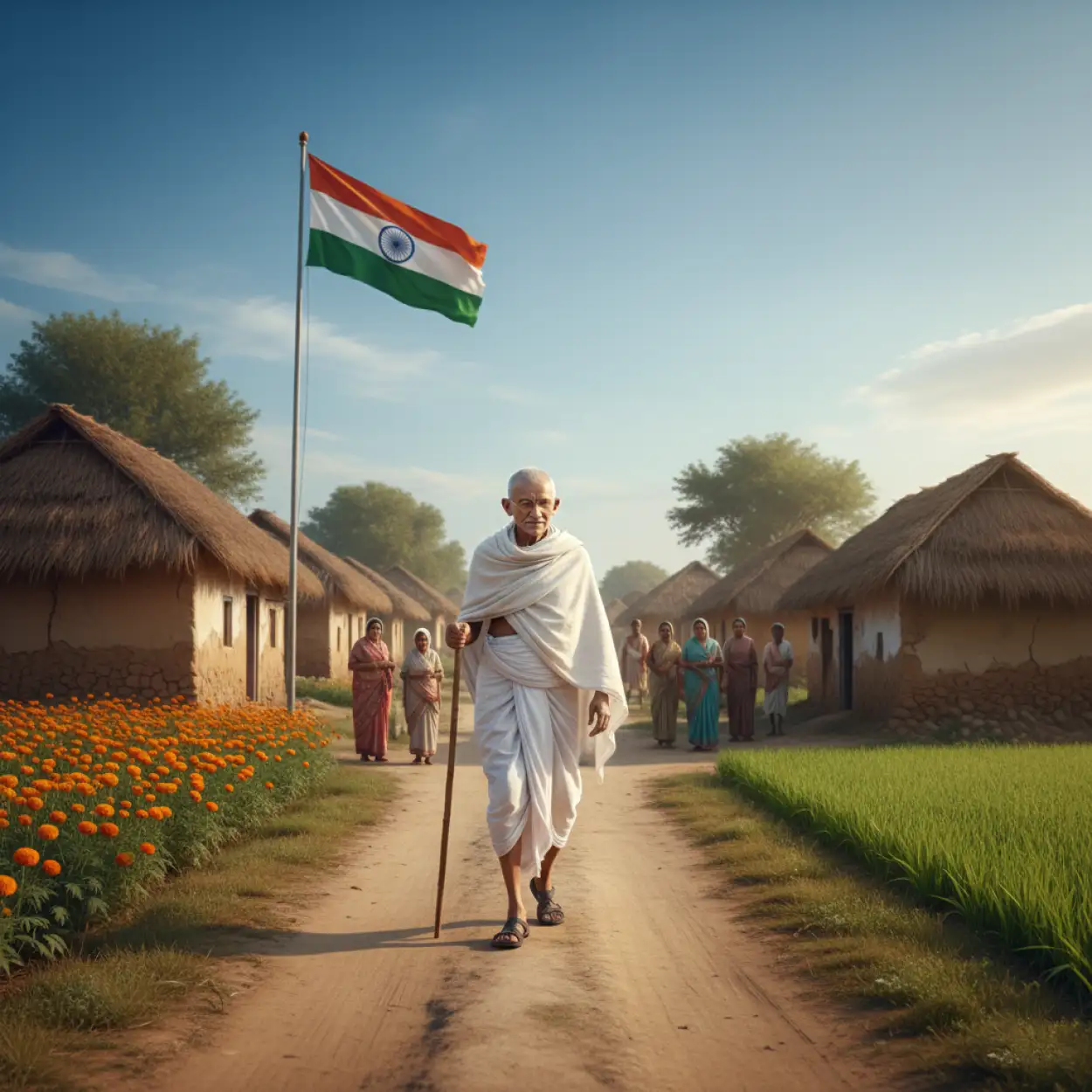 mahatma gandhi freedom fighter background hd