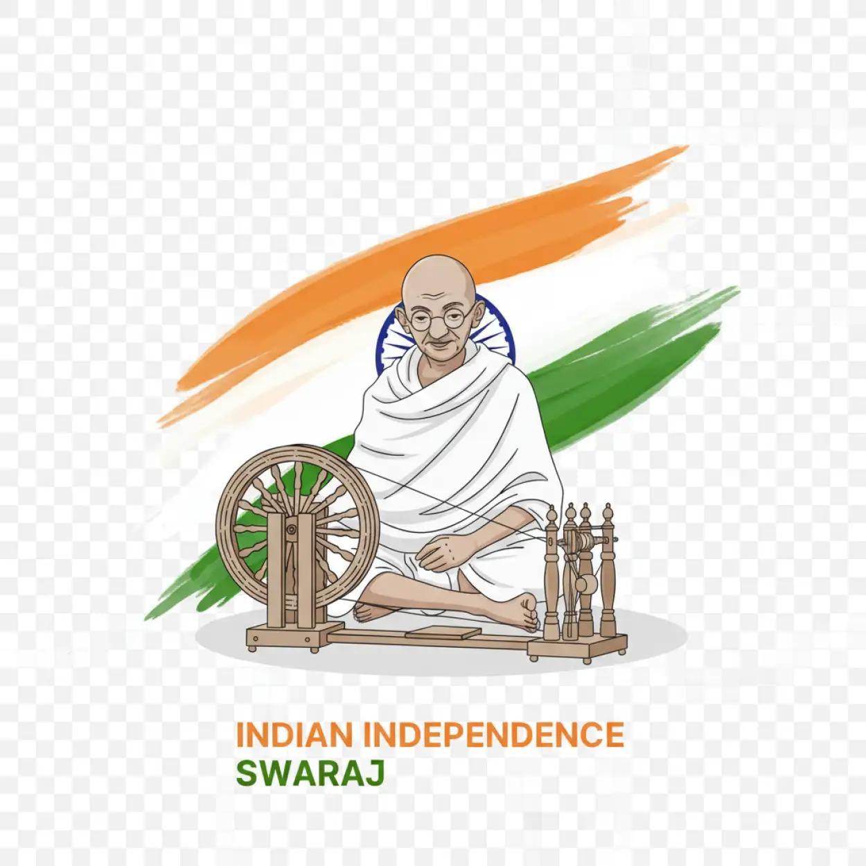 mahatma gandhi png without background