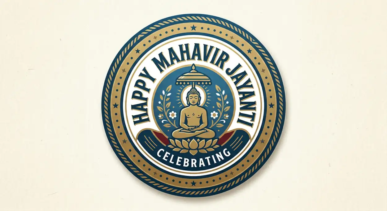 Free Download Mahavir Jayanti 2026 Celebration Banner - High Quality Happy Mahavir Jayanti 2026 Image