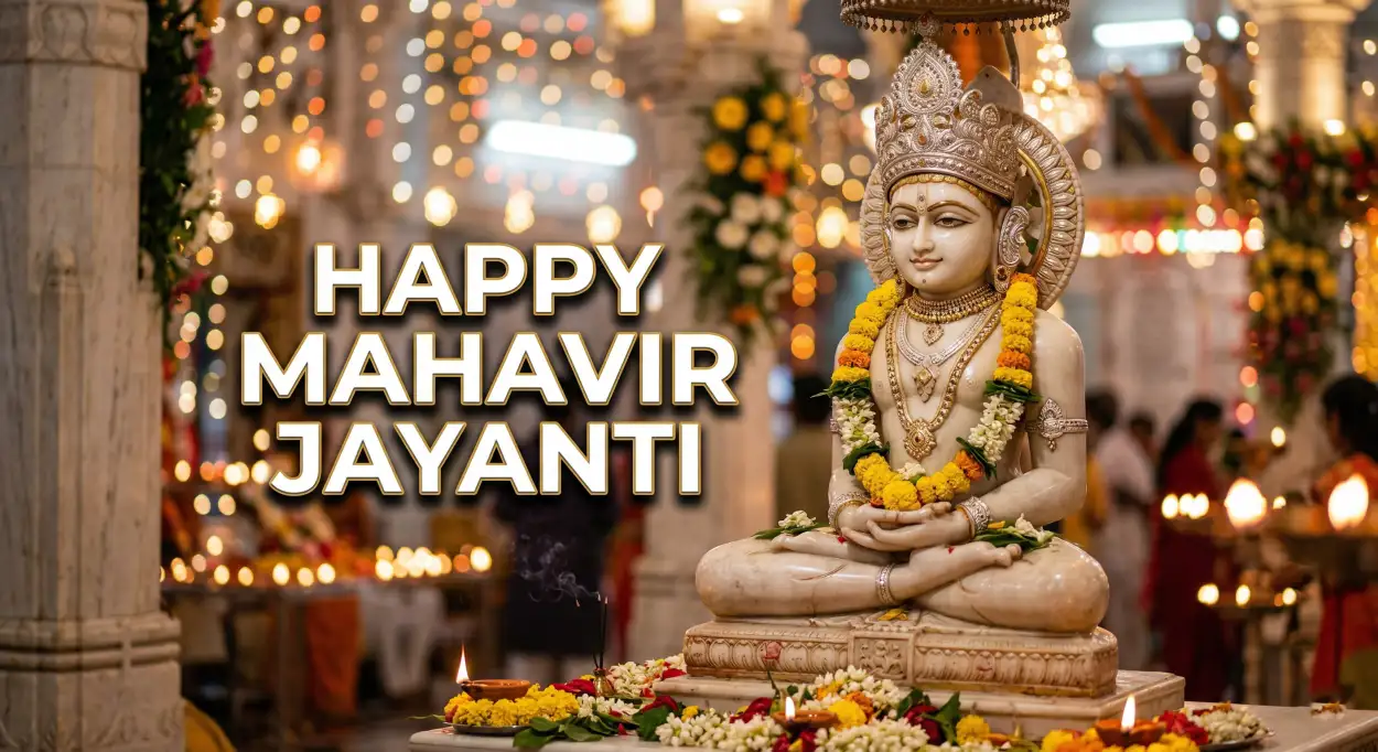 Free Download Mahavir Jayanti 2026 Dp Images With Spiritual Quotes - High Quality Happy Mahavir Jayanti 2026 Image
