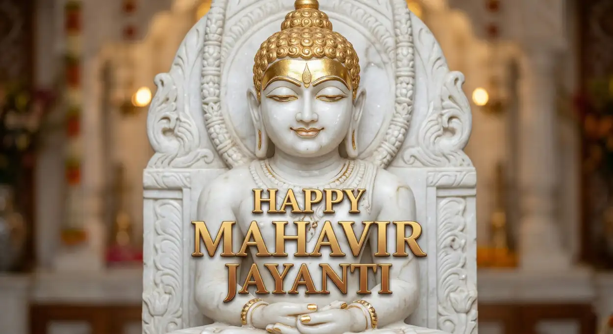 Free Download Mahavir Jayanti 2026 Free Download Images - High Quality Happy Mahavir Jayanti 2026 Image