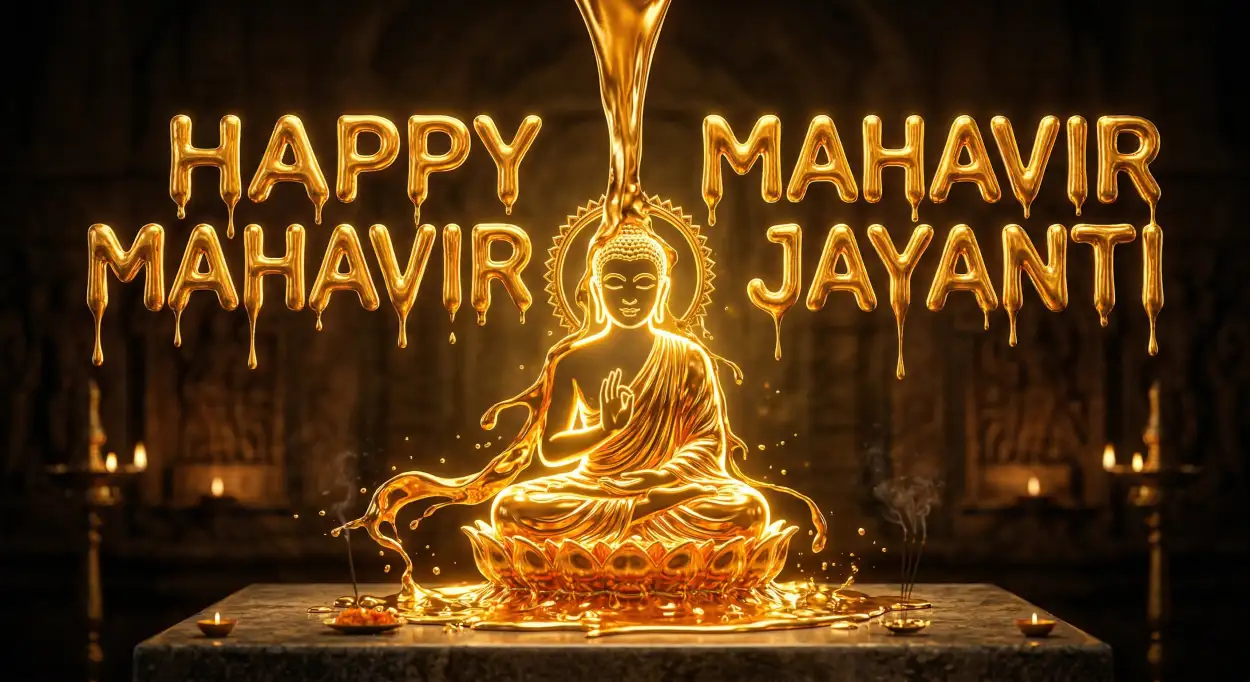 Free Download Mahavir Jayanti 2026 Hd Wallpaper 4k For Desktop And Mobile - High Quality Happy Mahavir Jayanti 2026 Image