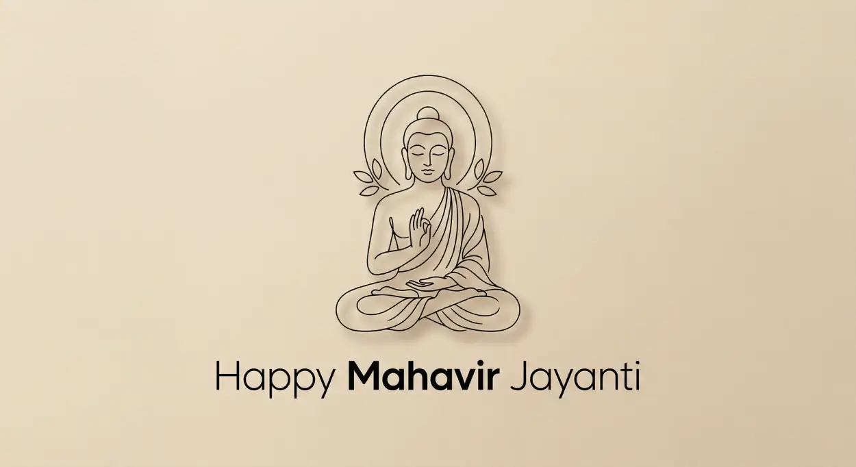 Free Download Mahavir Jayanti 2026 High Resolution Images Free Download - High Quality Happy Mahavir Jayanti 2026 Image