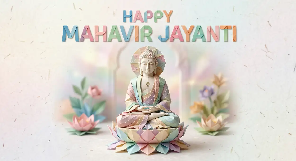 Free Download Mahavir Jayanti 2026 Instagram Post Template Free Download - High Quality Happy Mahavir Jayanti 2026 Image