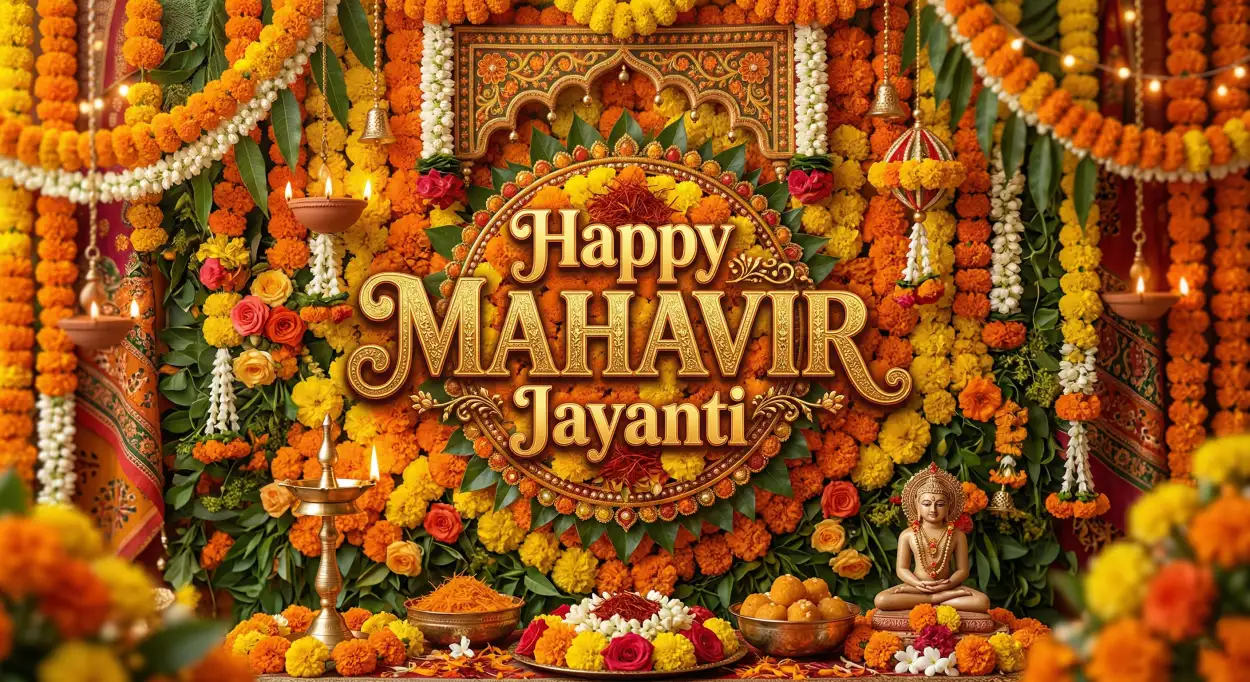Free Download Mahavir Jayanti 2026 Jain Festival Hd Images Free - High Quality Happy Mahavir Jayanti 2026 Image