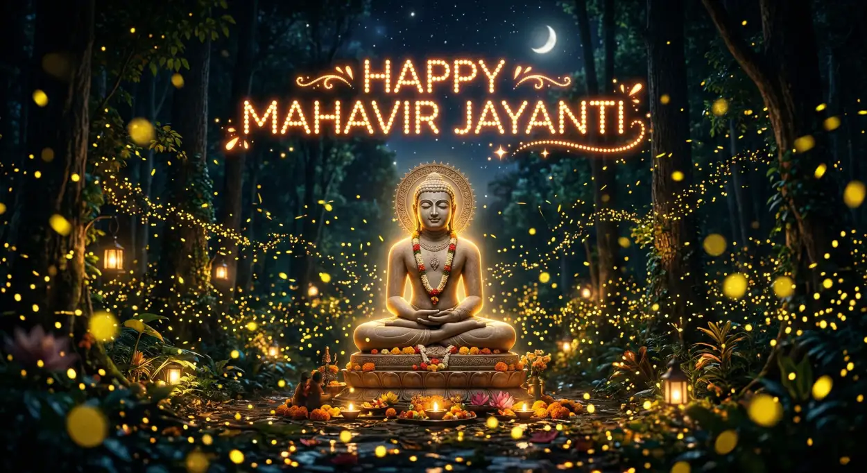 Free Download Mahavir Jayanti 2026 Lord Mahavir Hd Wallpaper Mobile - High Quality Happy Mahavir Jayanti 2026 Image