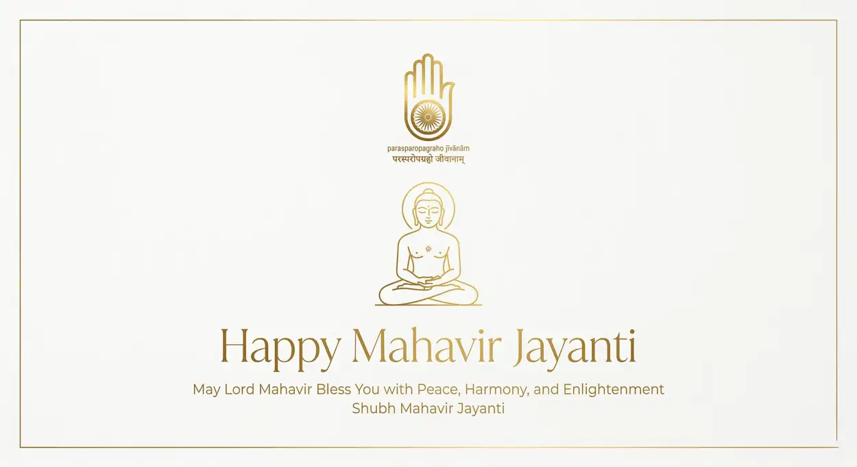 Free Download Mahavir Jayanti 2026 Sharechat Images - High Quality Happy Mahavir Jayanti 2026 Image
