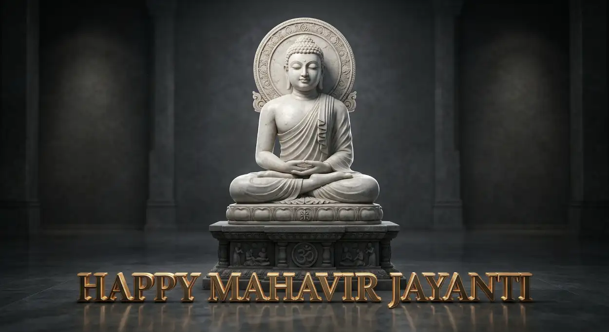 Free Download Mahavir Jayanti 2026 Ultra Hd 8k Wallpaper Download - High Quality Happy Mahavir Jayanti 2026 Image
