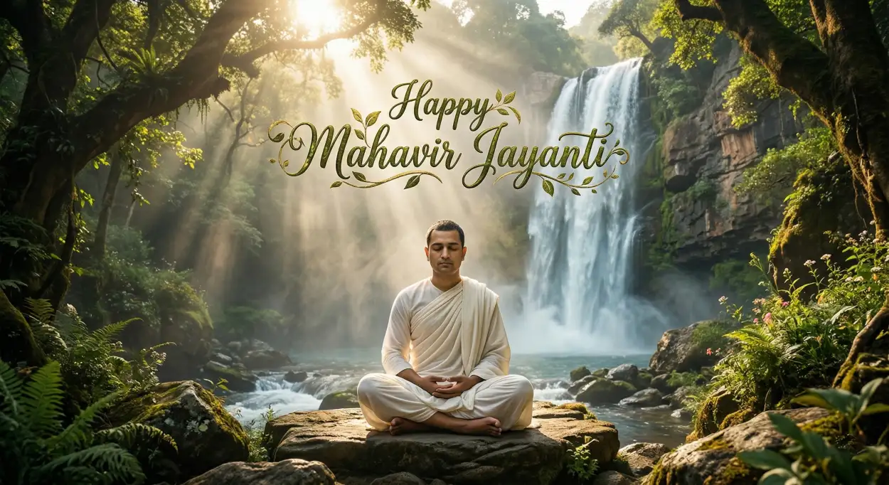 Free Download Mahavir Jayanti 2026 Whatsapp Dp Images Hd Download Free - High Quality Happy Mahavir Jayanti 2026 Image