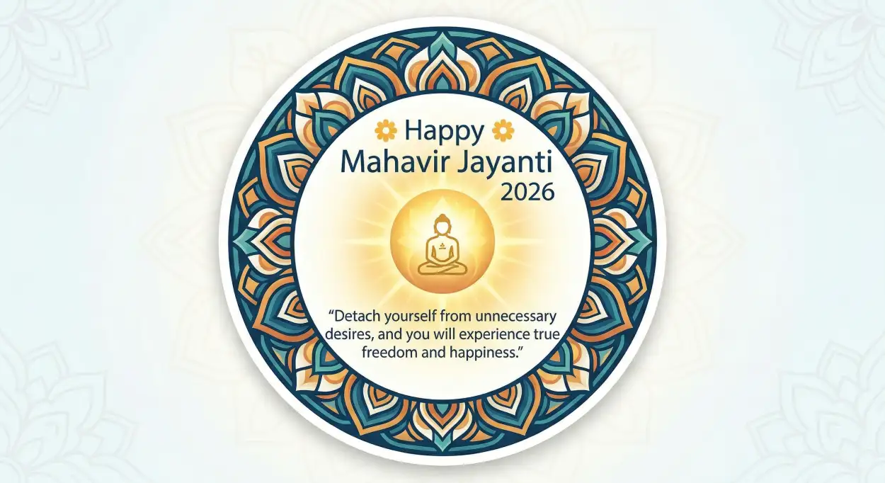 Free Download Mahavir Jayanti 2026 Wishes For Youtube Descriptions - High Quality Mahavir Jayanti 2026 Wishes Background Image