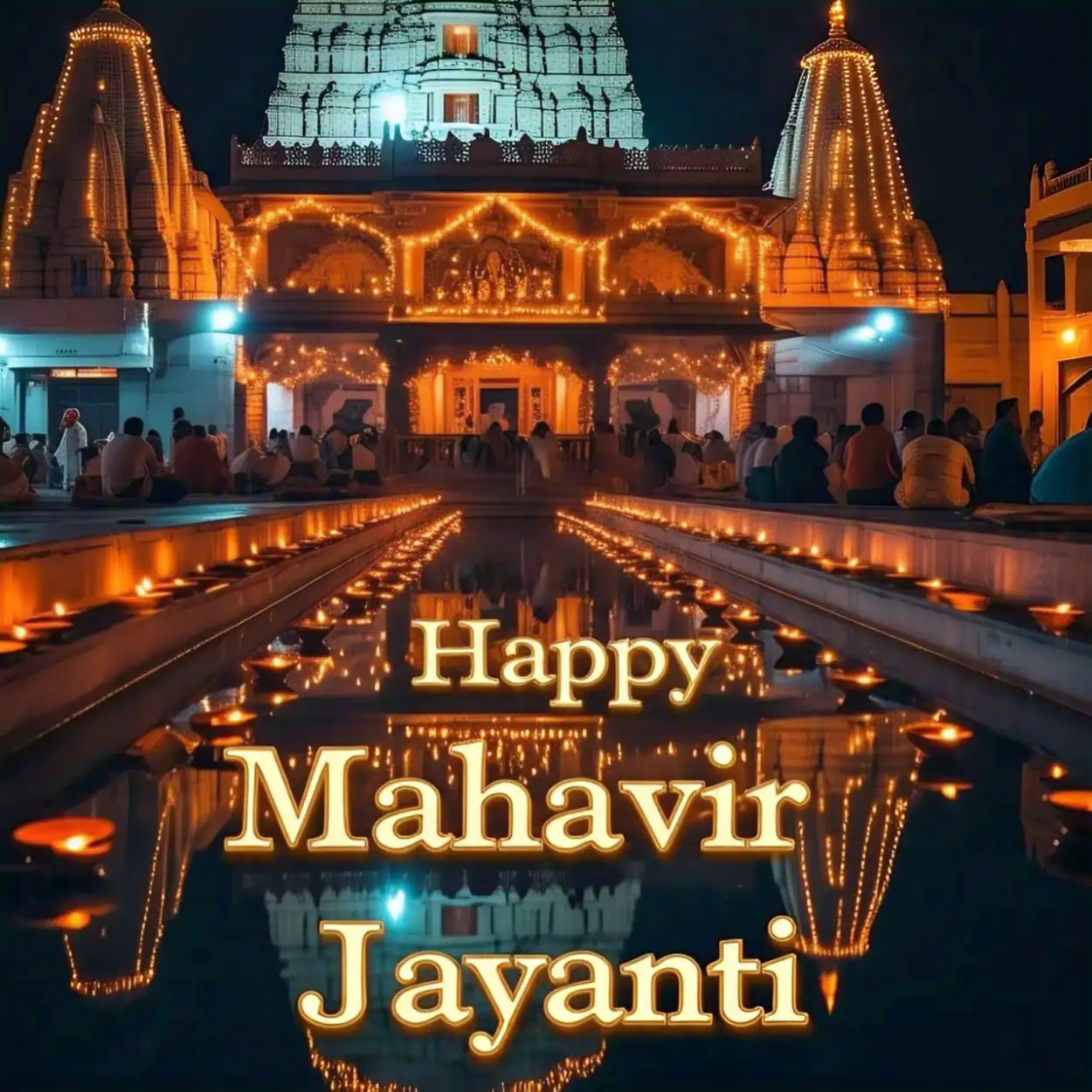 Free Download Mahavir Jayanti Religious Event Invitation - High Quality Happy Mahavir Jayanti Background