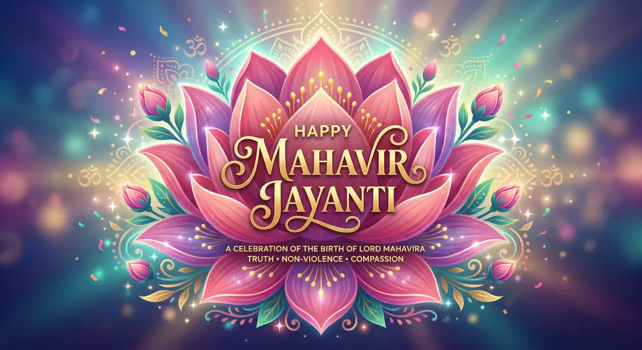 Free Download Mahavir Swami Jayanti 2026 Hd Images - High Quality Happy Mahavir Jayanti 2026 Image