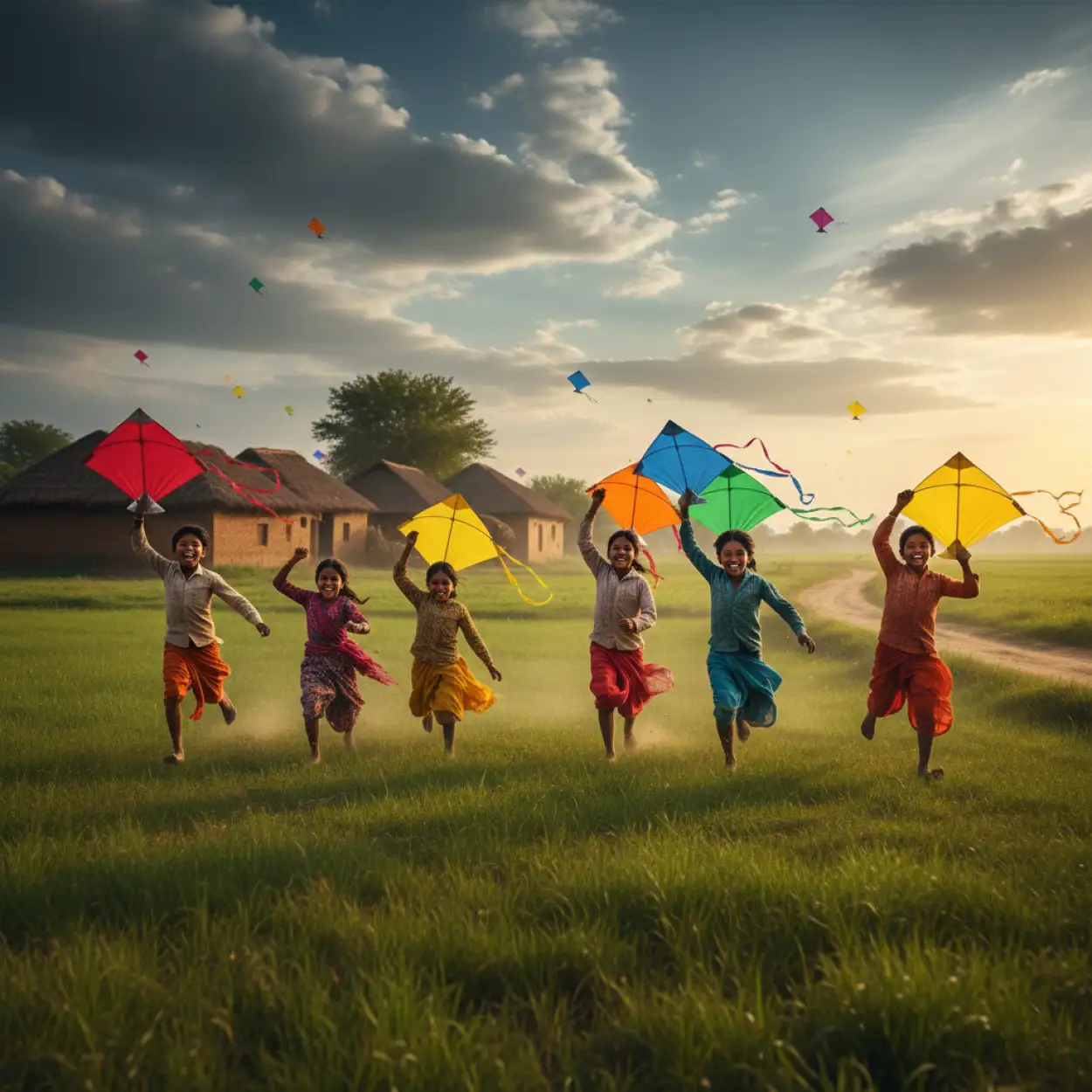 makar sankranti background cultural banner design