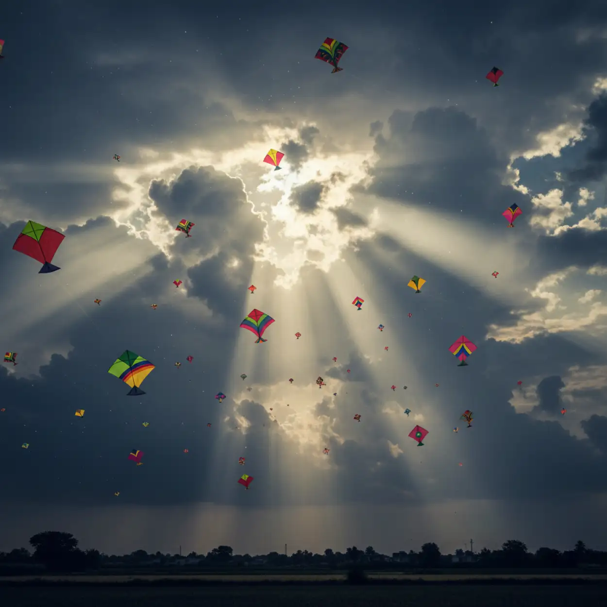 makar sankranti background design