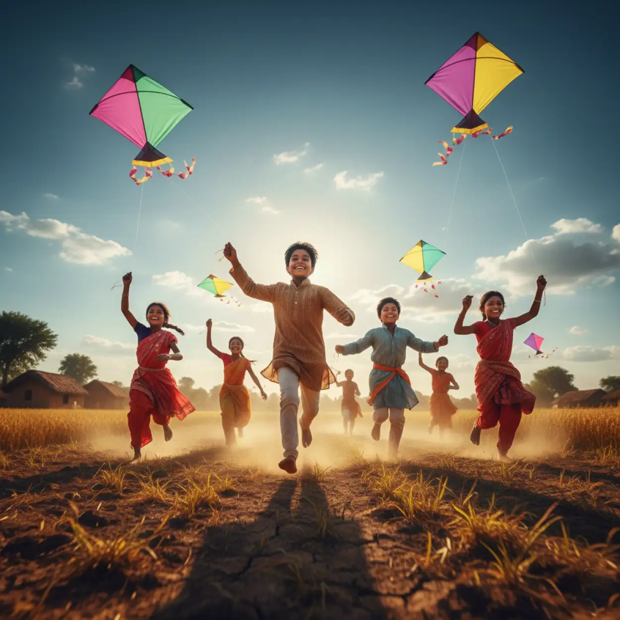 makar sankranti background folk culture india