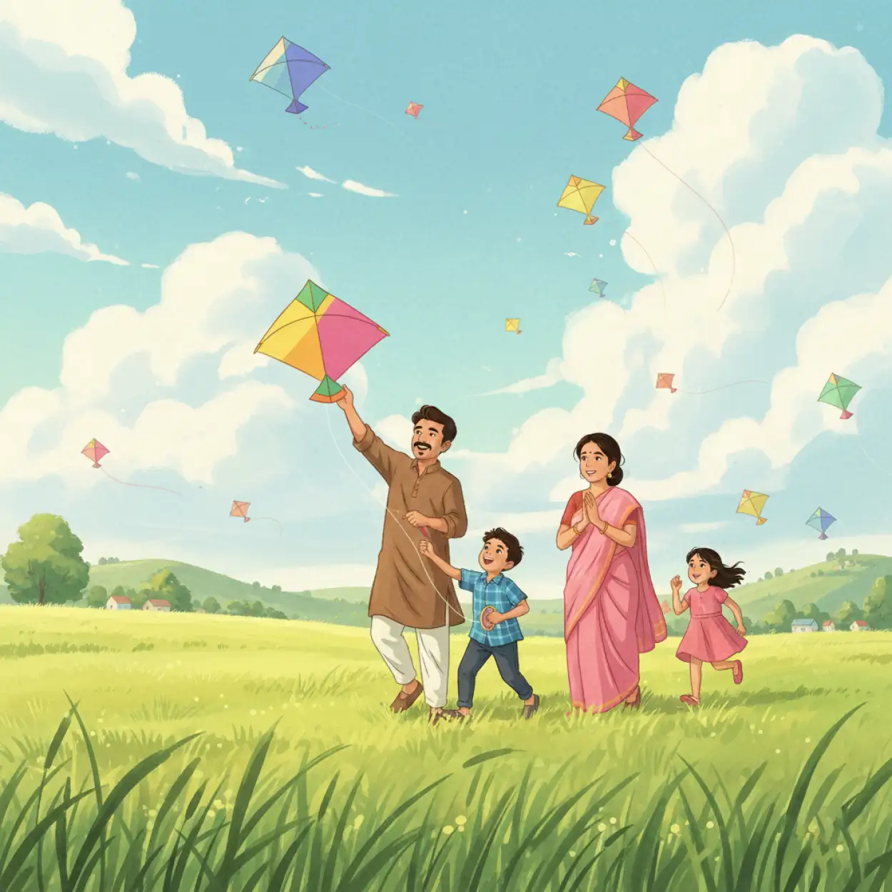 makar sankranti background free download