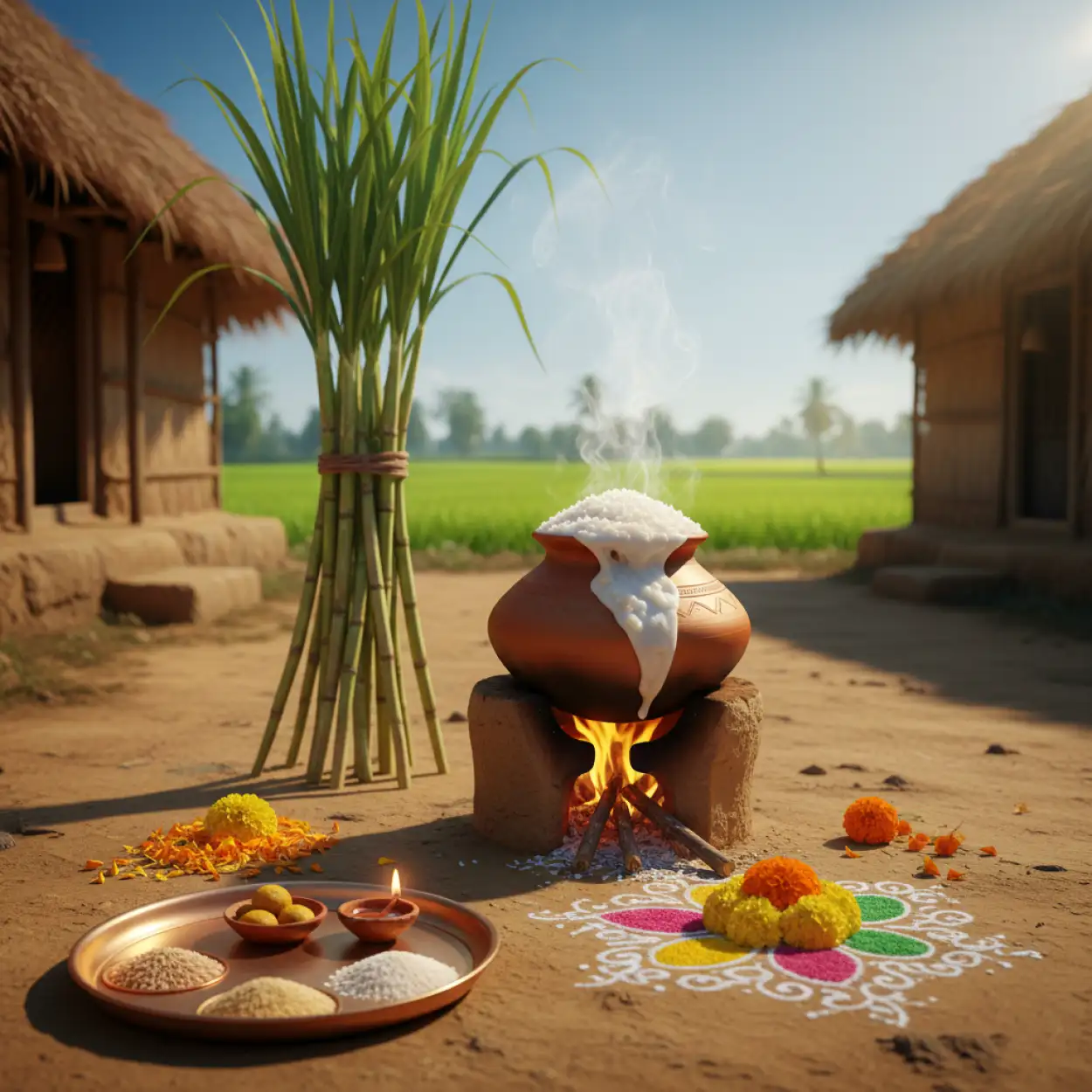 makar sankranti background indian culture