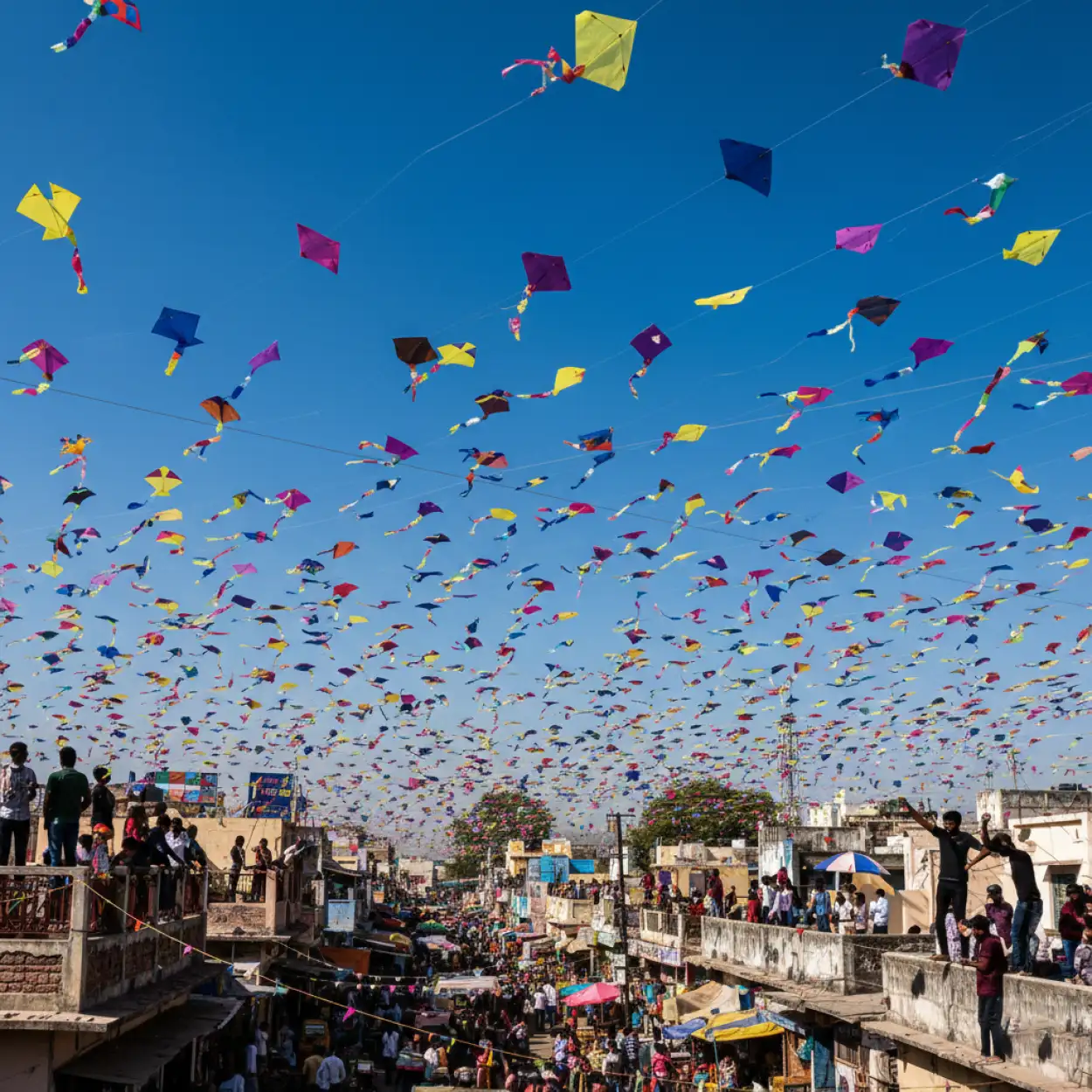 makar sankranti background indian festive mood