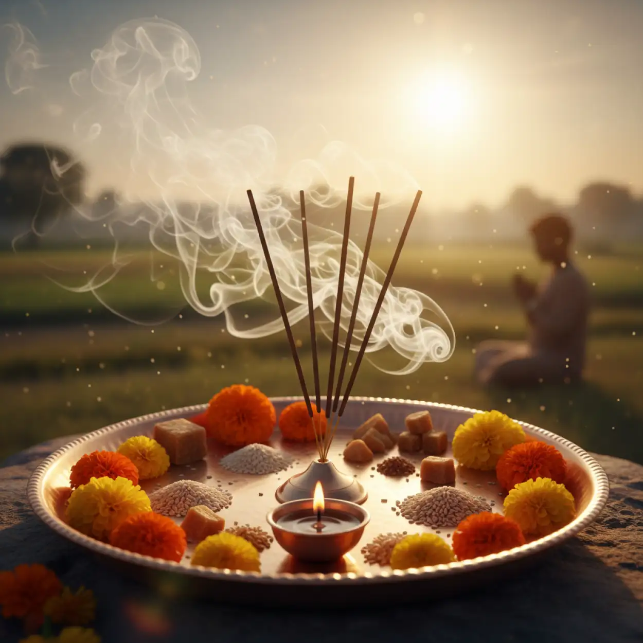 makar sankranti background indian rural lifestyle