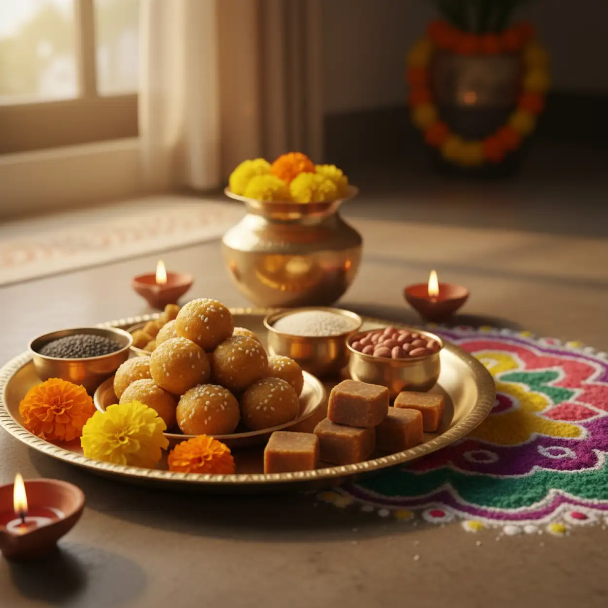 makar sankranti background png style