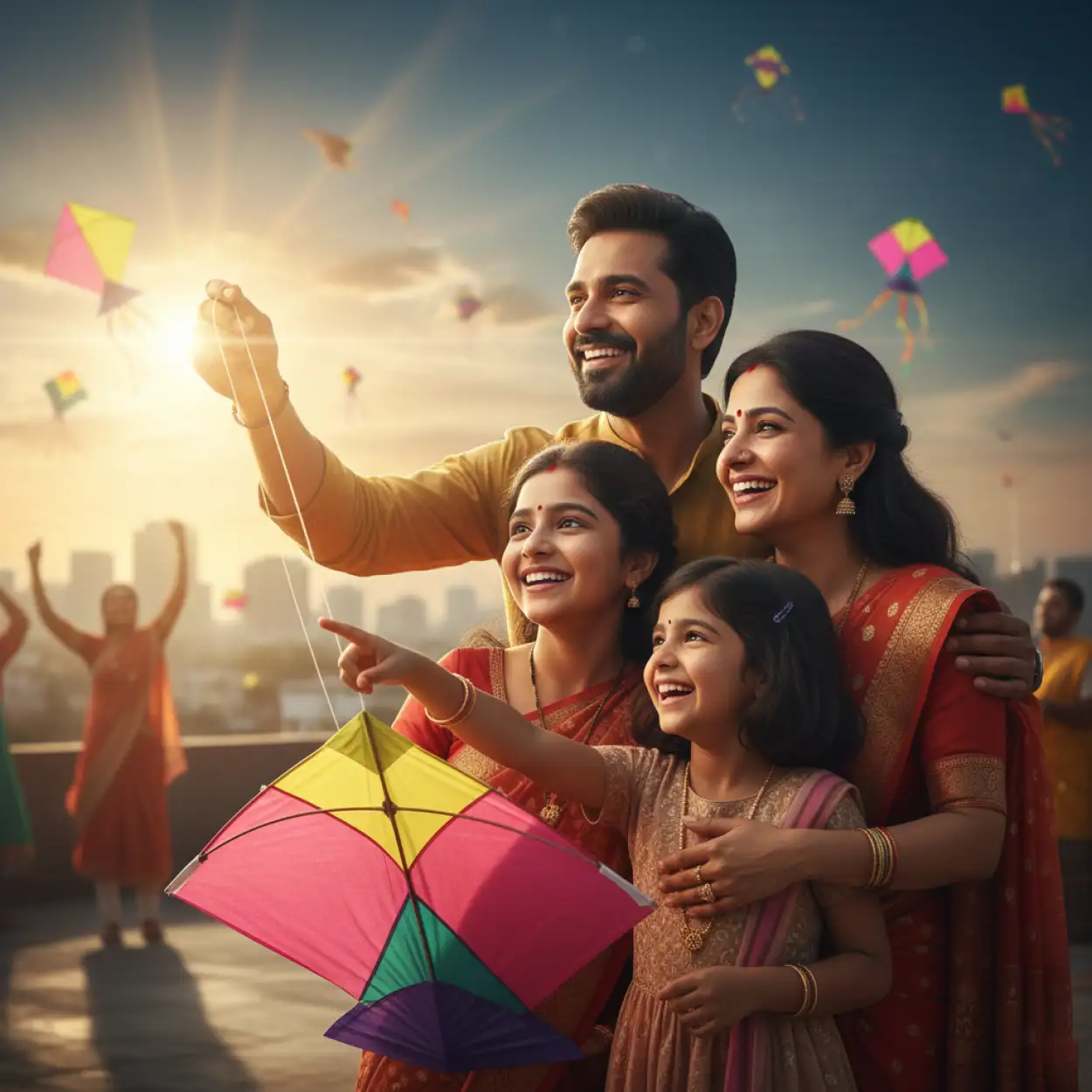 makar sankranti background religious festival