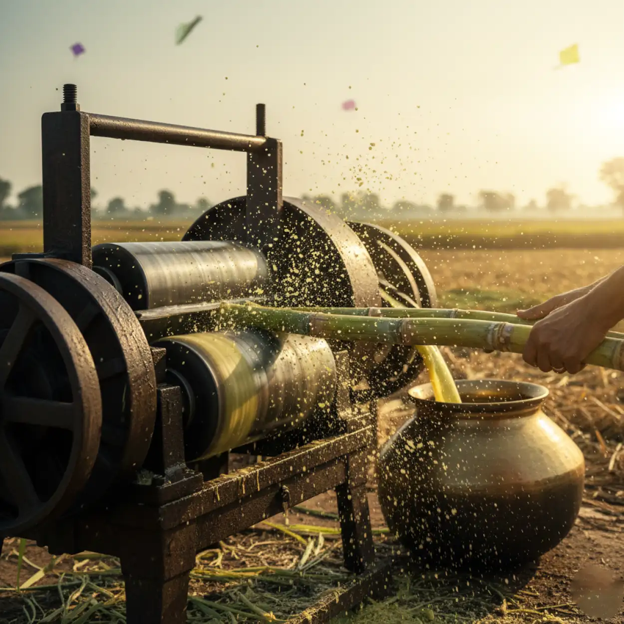 makar sankranti background sun god surya