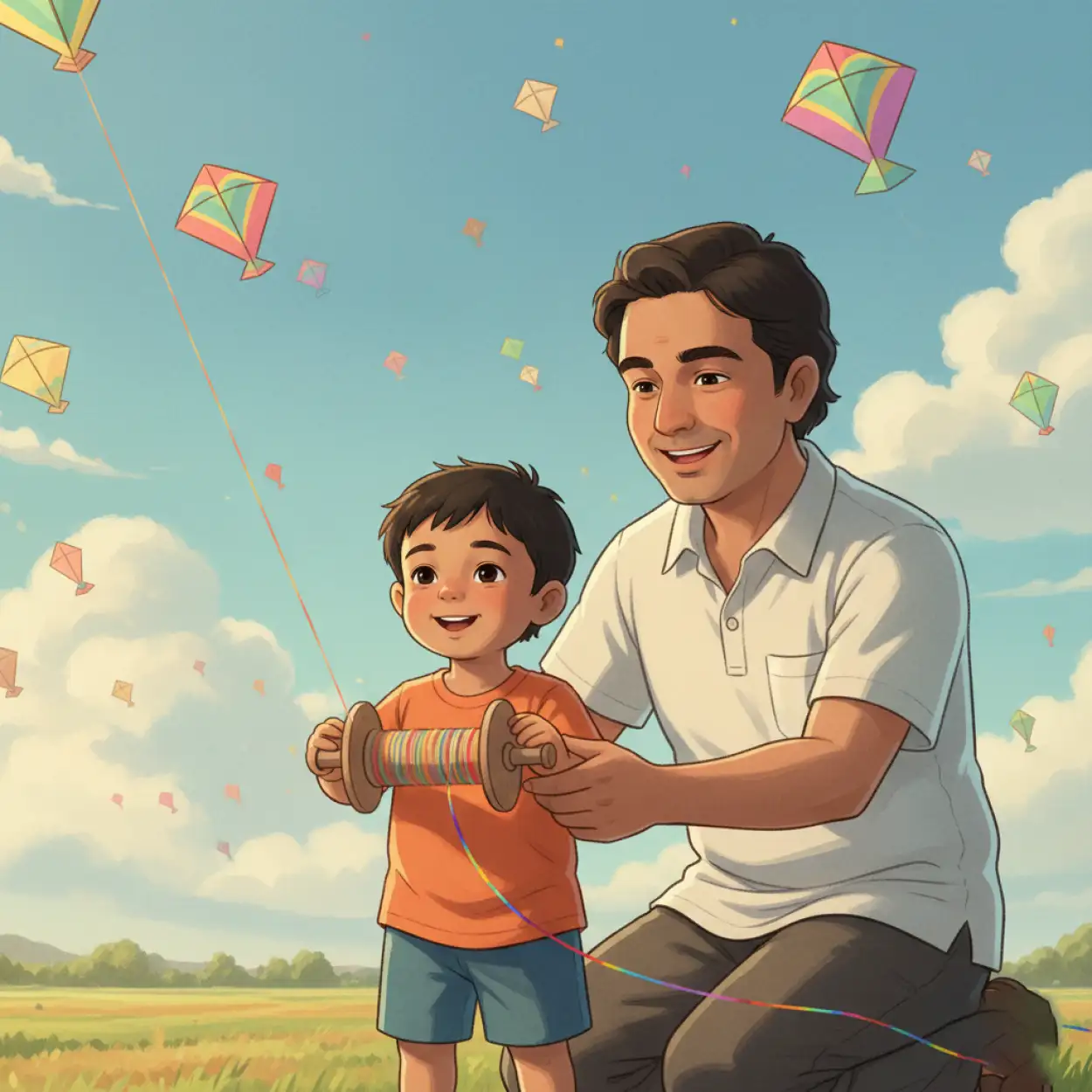 makar sankranti background vector