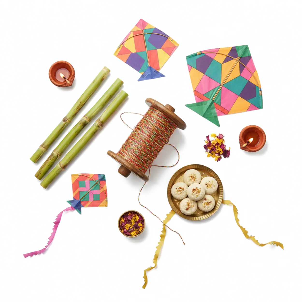 makar sankranti banner png design