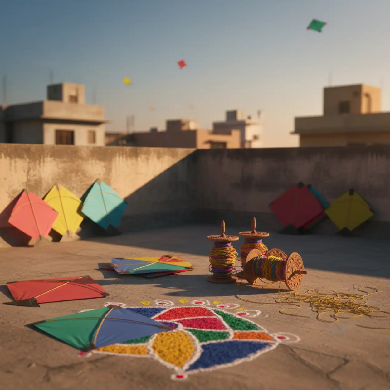 makar sankranti facebook post background