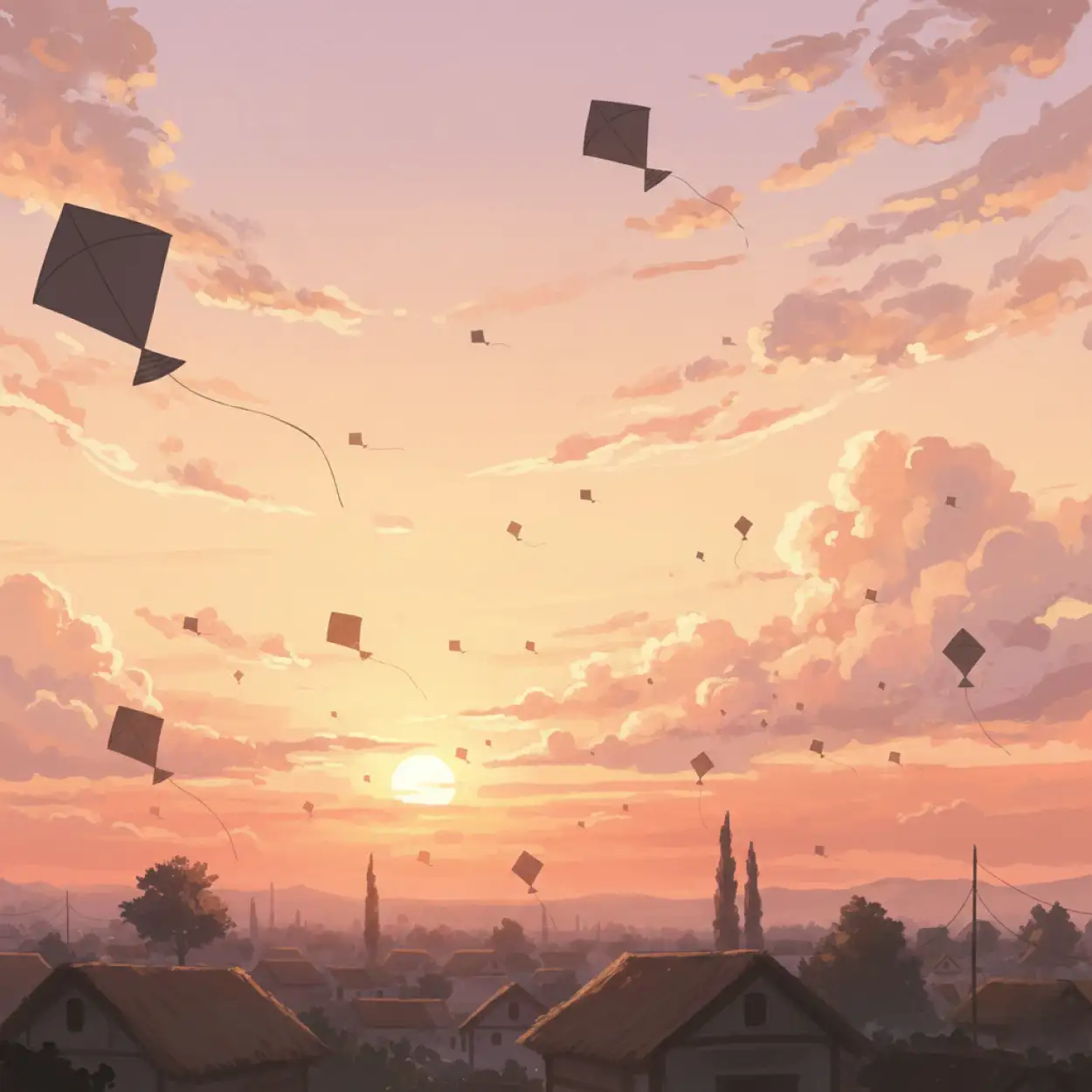 makar sankranti golden sun background