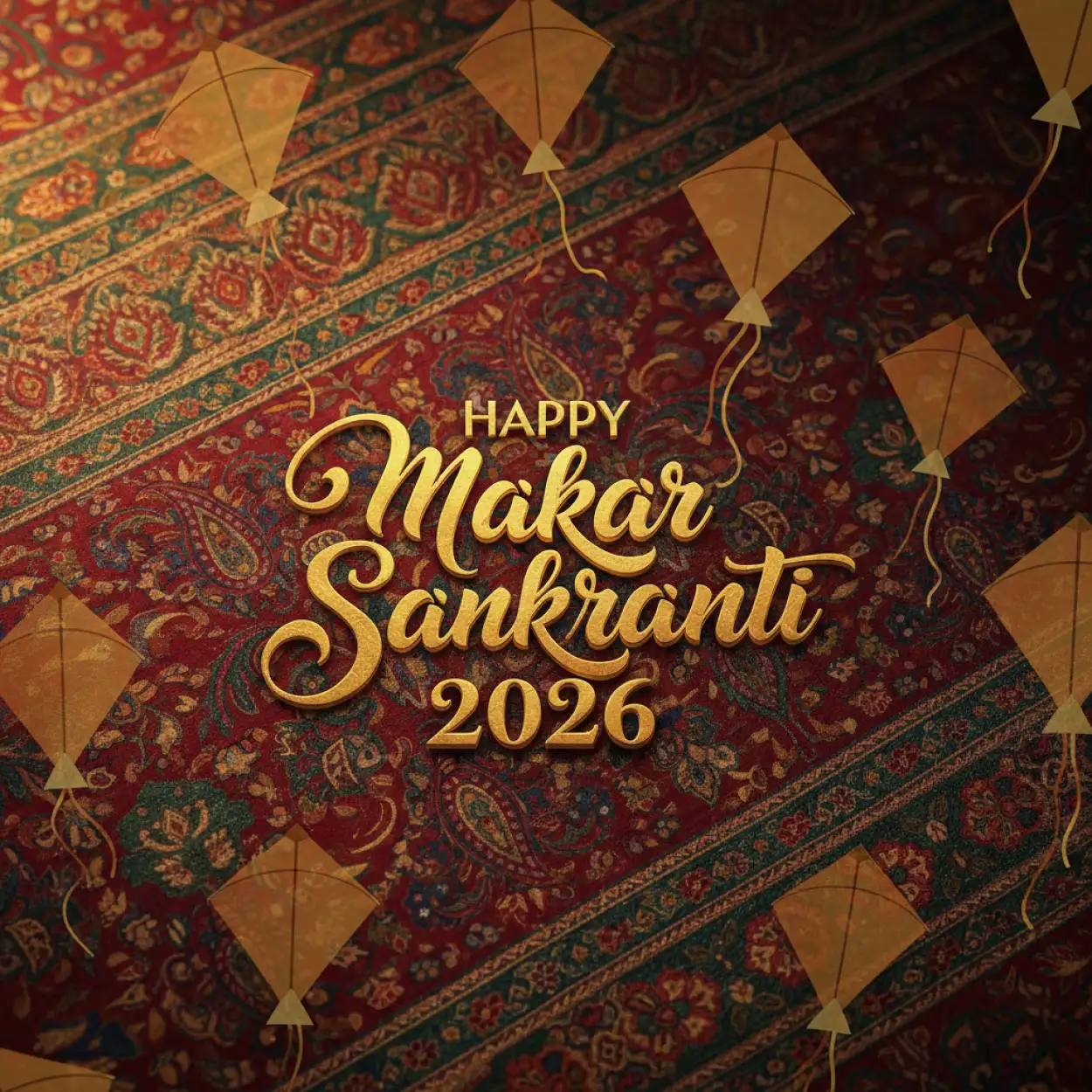 makar sankranti greeting card 2026