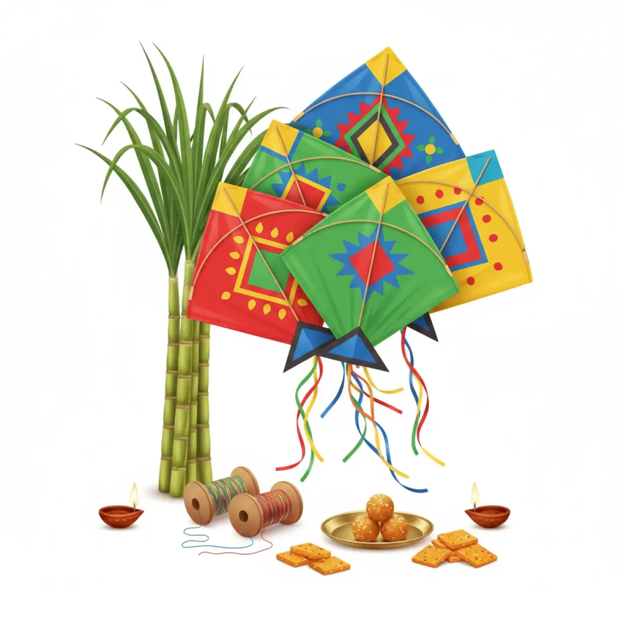 makar sankranti greeting card png