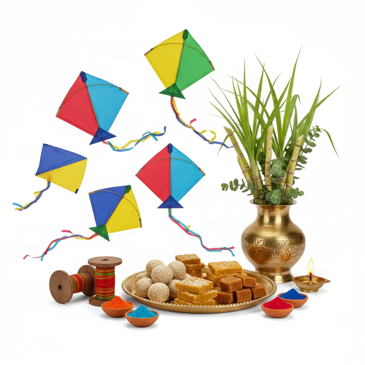 makar sankranti invitation png