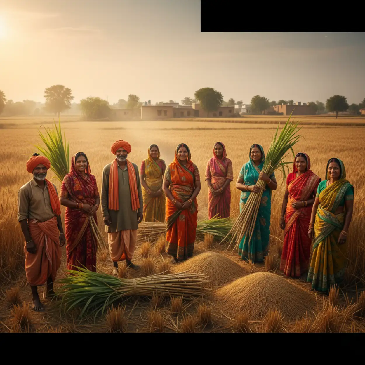 makar sankranti sunset background