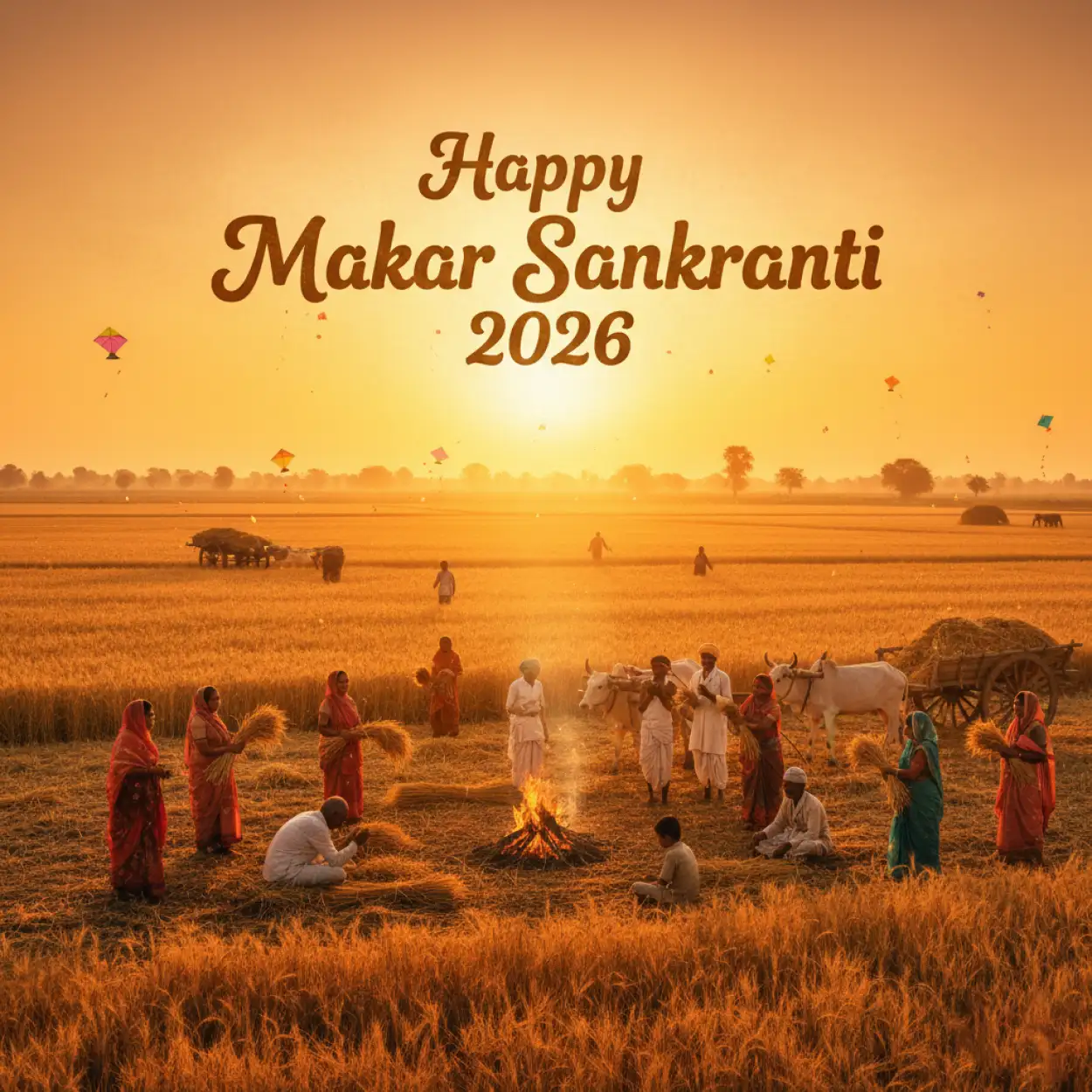 makar sankranti wishes festive background 2026