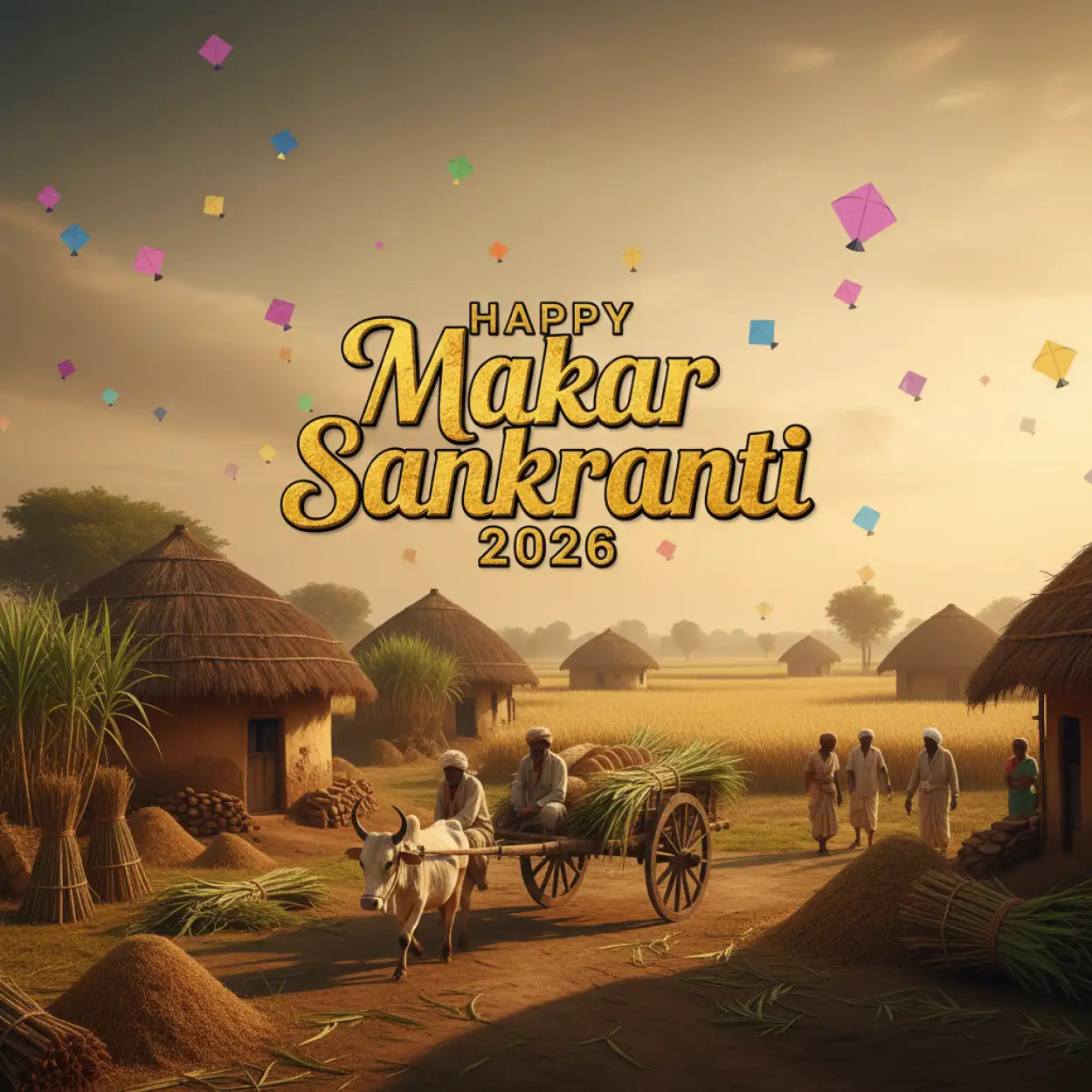 makar sankranti wishes kids design 2026