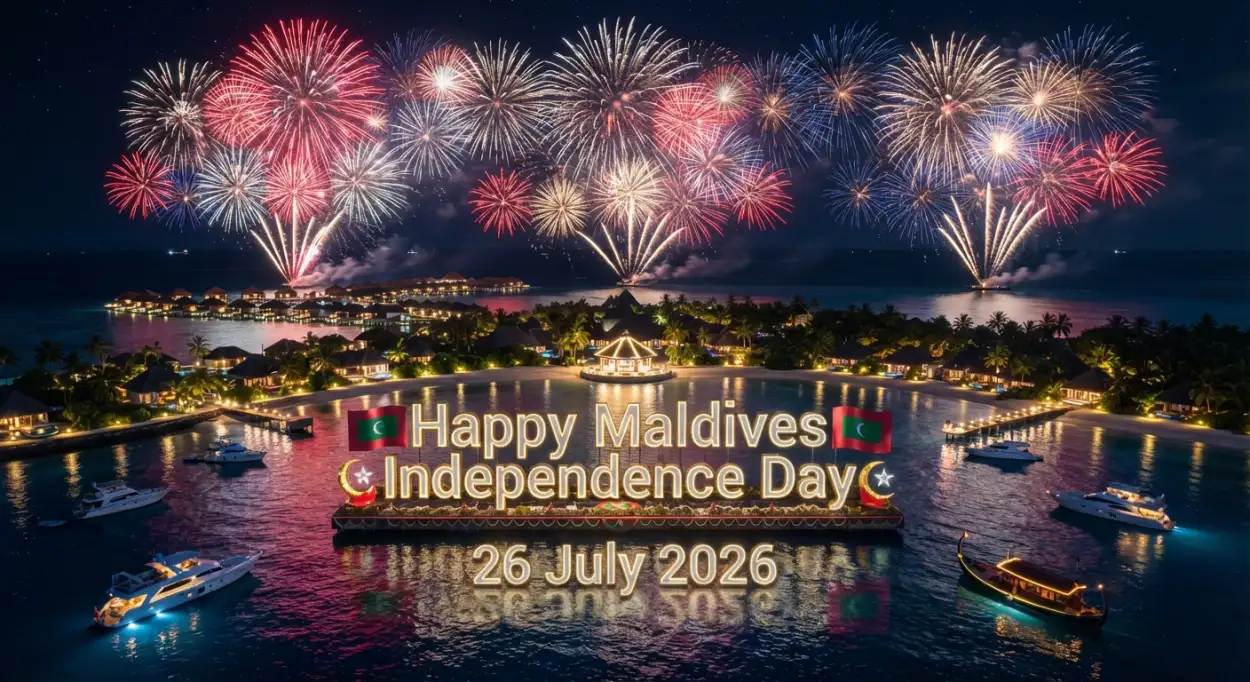 Free Download Maldives Flag Waving Png - High Quality Maldives Independence Day 2026 Transparent PNG