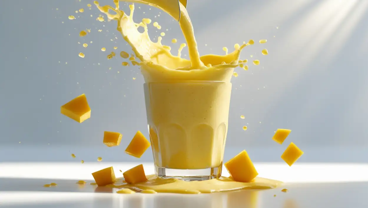 mango background for juice product label