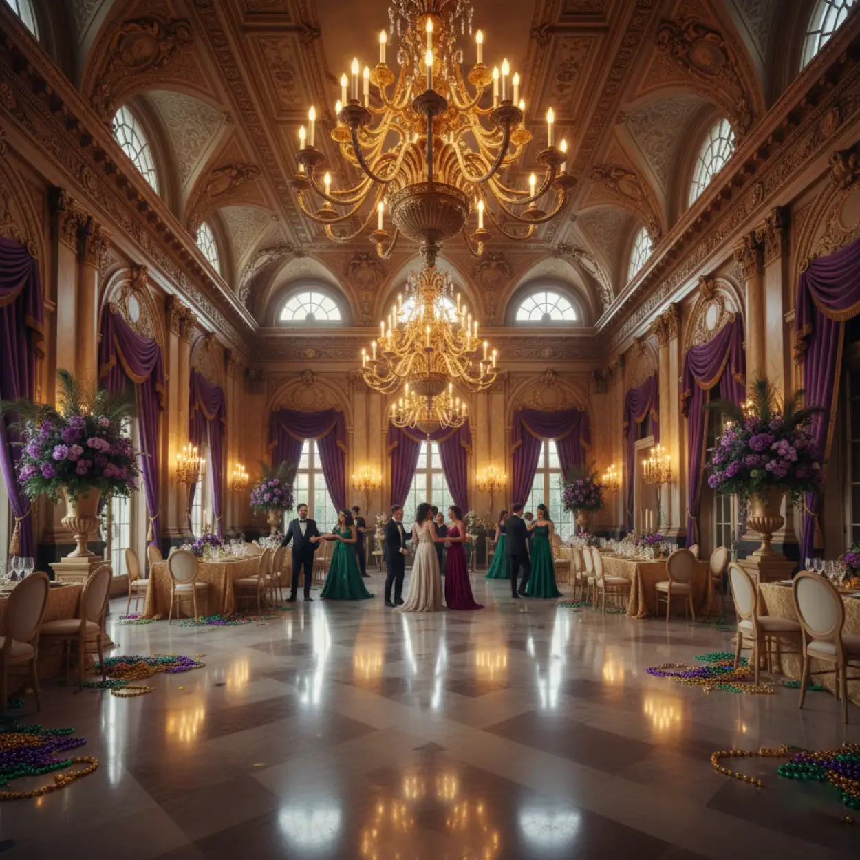 Free Download Mardi Gras Royal Theme Background Design - High Quality Mardi Gras Background Background