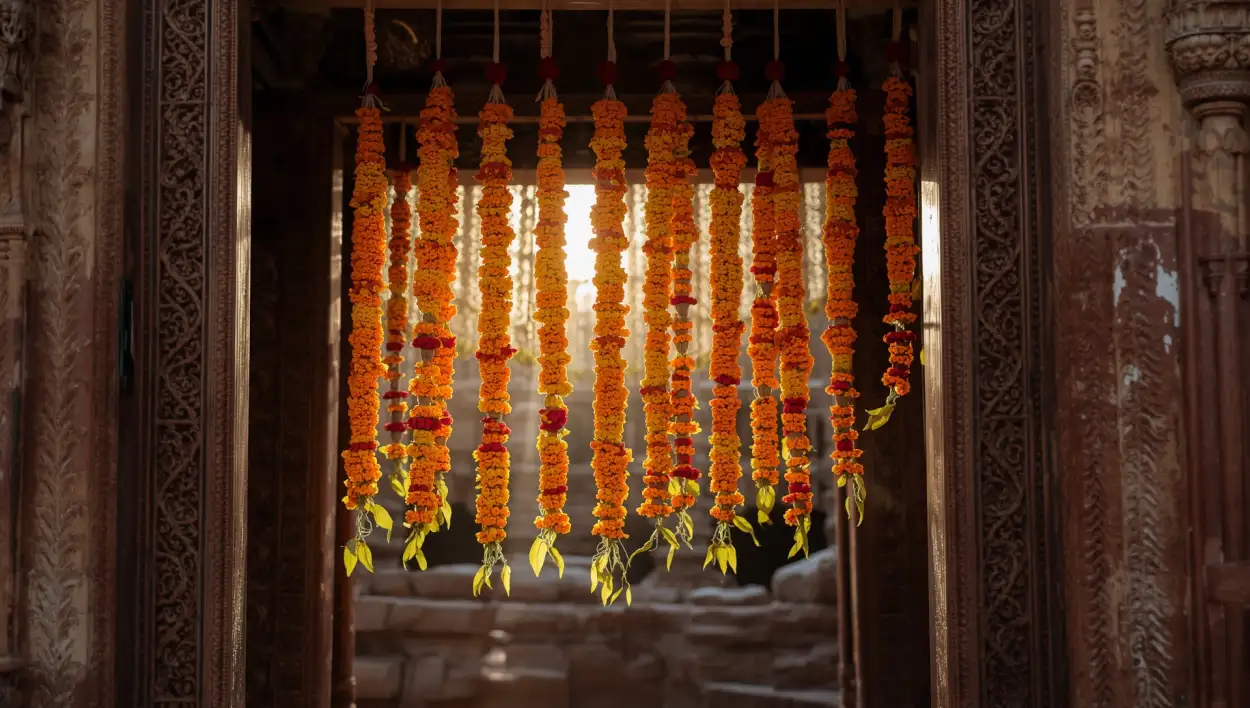 Free Download Marigold Flower Wall Hanging Decoration - High Quality Marigold Flower Background