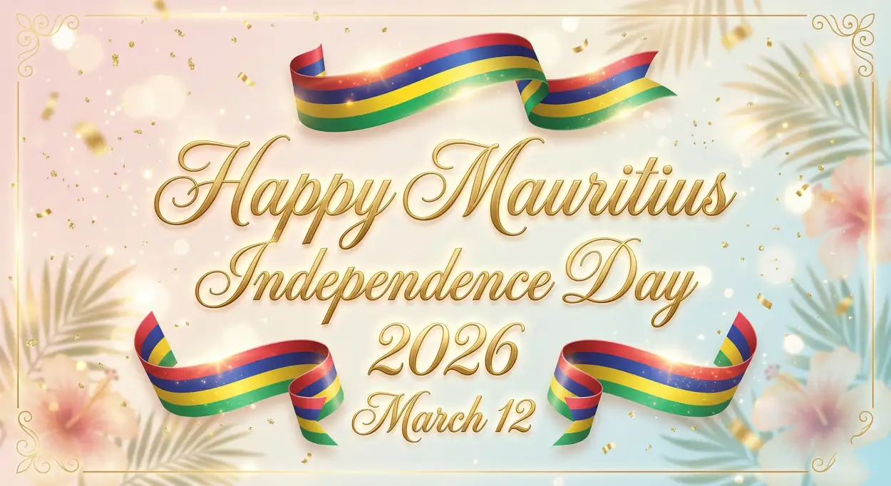 Free Download Mauritius Independence Day 2026 Greeting Messages - High Quality Happy Mauritius Independence Day 2026 Image