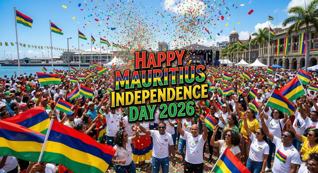 Free Download Mauritius Independence Day 2026 Messages For Family - High Quality Happy Mauritius Independence Day 2026 Image