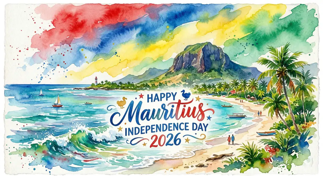 Free Download Mauritius Independence Day 2026 Patriotic Illustration - High Quality Happy Mauritius Independence Day 2026 Image