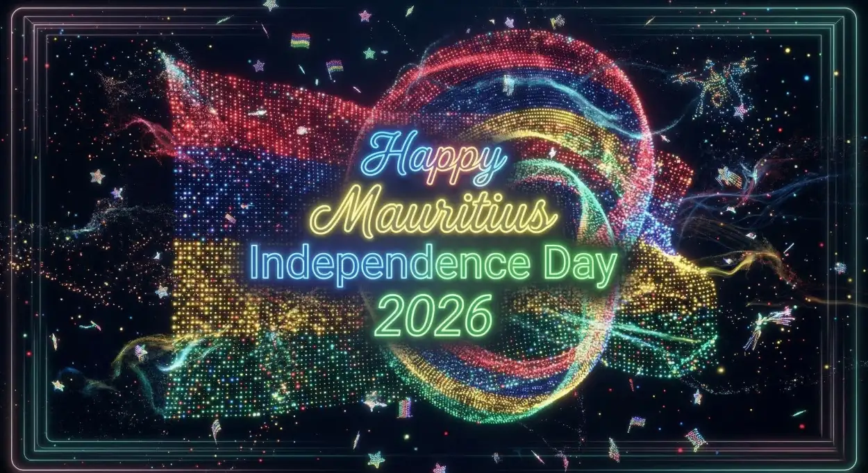 Free Download Mauritius Independence Day Celebration Graphics 2026 - High Quality Happy Mauritius Independence Day 2026 Image