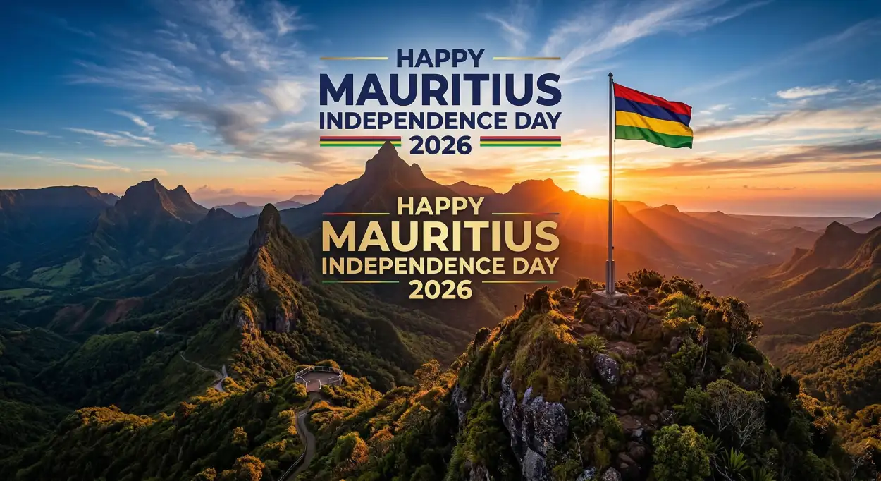 Free Download Mauritius National Day 2026 Inspirational Quotes - High Quality Happy Mauritius Independence Day 2026 Image
