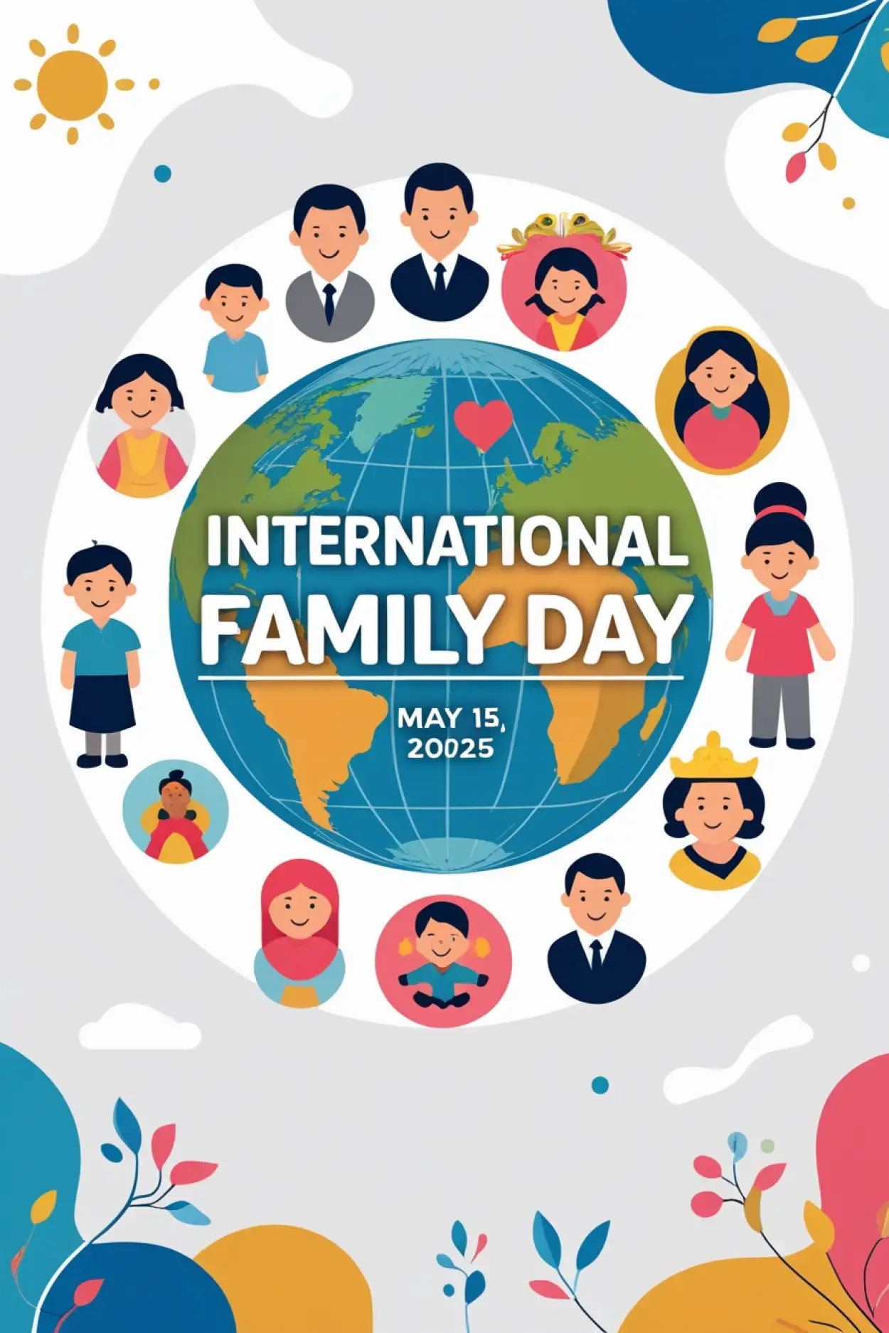 Free Download May 15 Family Day Poster Download - High Quality International Family Day Background