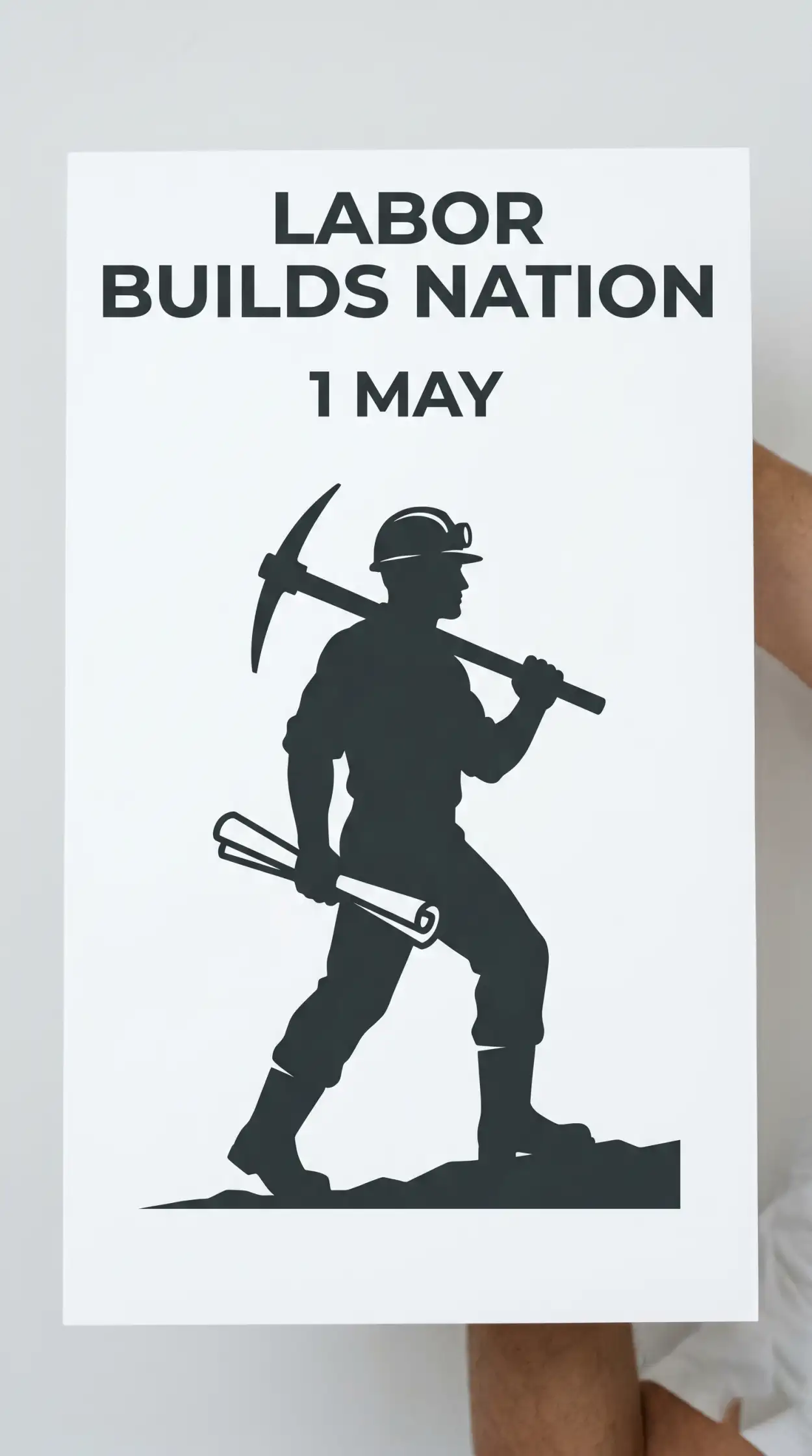 Free Download May Day Editable Template Free - High Quality International Labor Day Wishes 2026 Image