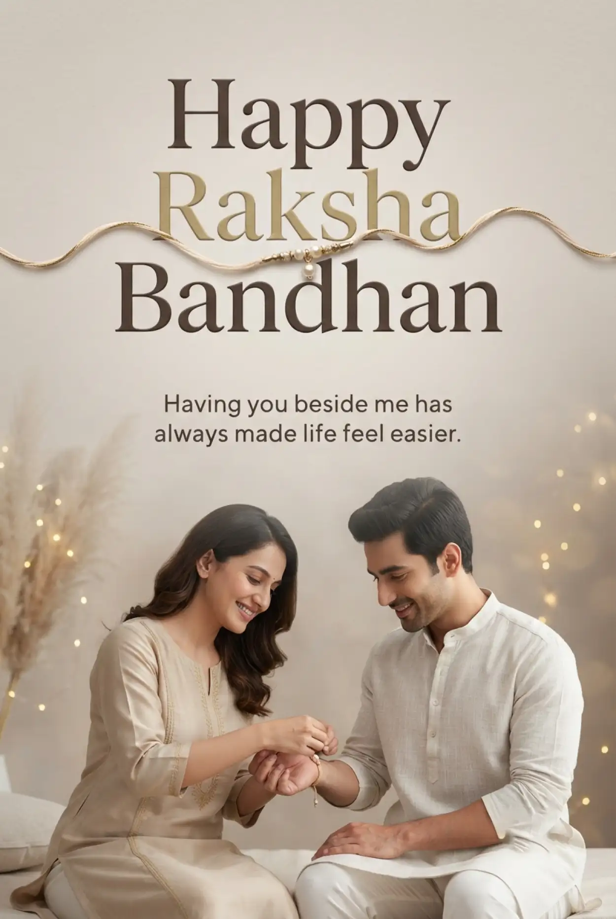 Free Download Meaningful Raksha Bandhan Greetings For Family Members - High Quality Happy Raksha Bandhan Greetings Image